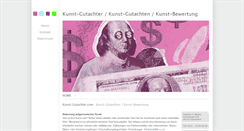 Desktop Screenshot of kunst-gutachter.com